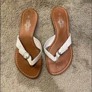 White Sandals